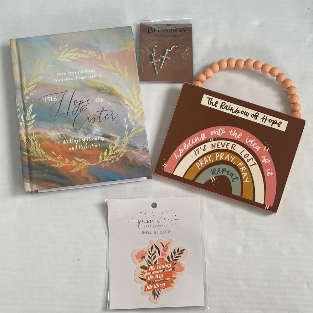 Inspirational Gift Set with Book Faith Based